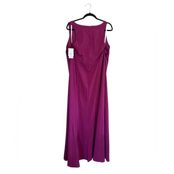 NWT David's Bridal Studio Berry Sleeveless Midi Dress VEN STYLE: D21NY22174V2W - Picture 7 of 9